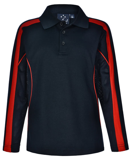 Legend Plus Kids Long Sleeve Polo