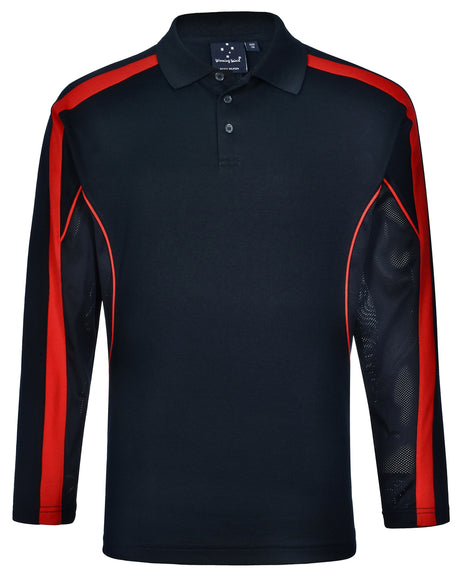 Legend Plus Mens Long Sleeve Polo