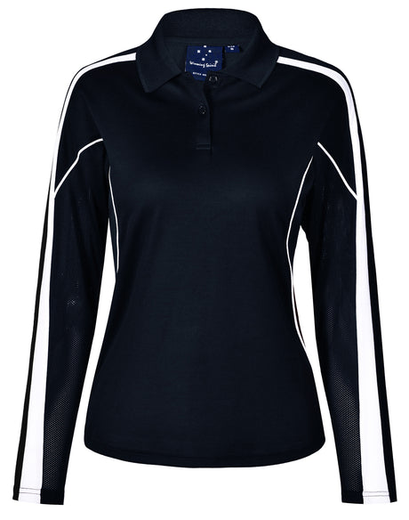 Legend Plus Womens Long Sleeve Polo