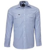 Pilbara Mens Check Long Sleeve Shirt