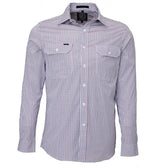 Pilbara Mens Check Long Sleeve Shirt