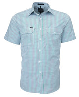 Pilbara Mens Check Short Sleeve Shirt