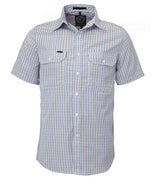 Pilbara Mens Check Short Sleeve Shirt