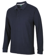 JBs Mens Long Sleeve Pique Polo