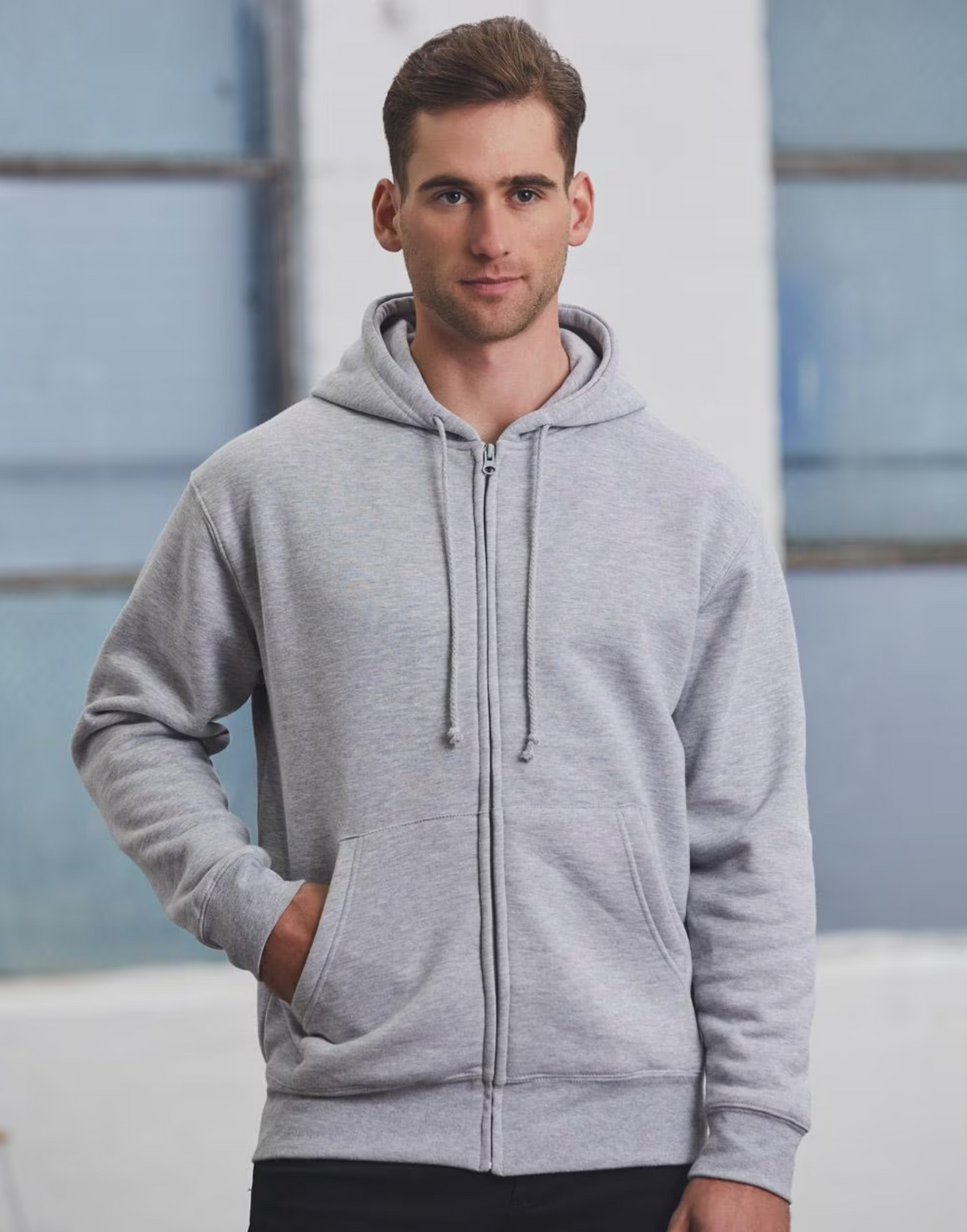 Double Bay Mens Full Zip Hoodie