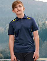 Sustainable Contrast Kids Polo