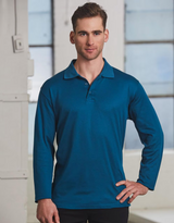 Victory Plus Mens Long Sleeve Polo