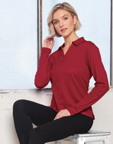 Victory Plus Womens Long Sleeve Polo