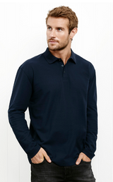 Crew Mens Long Sleeve Polo