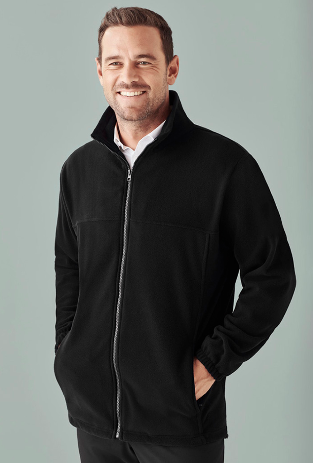 Plain Mens Fleece Jacket