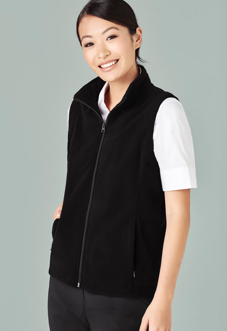 Plain Womens Fleece Vest