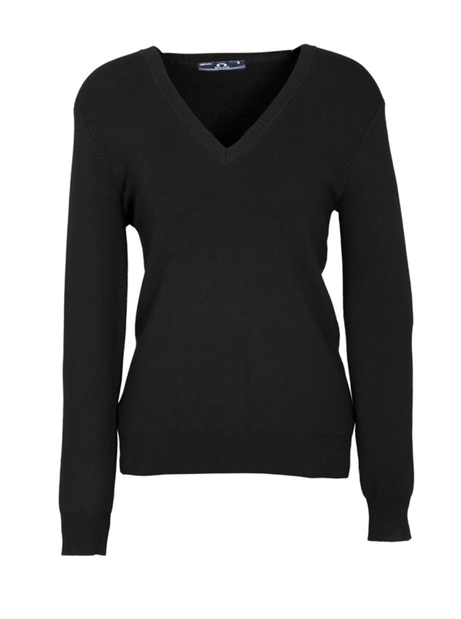 V-Neck Womens Knit Pullover