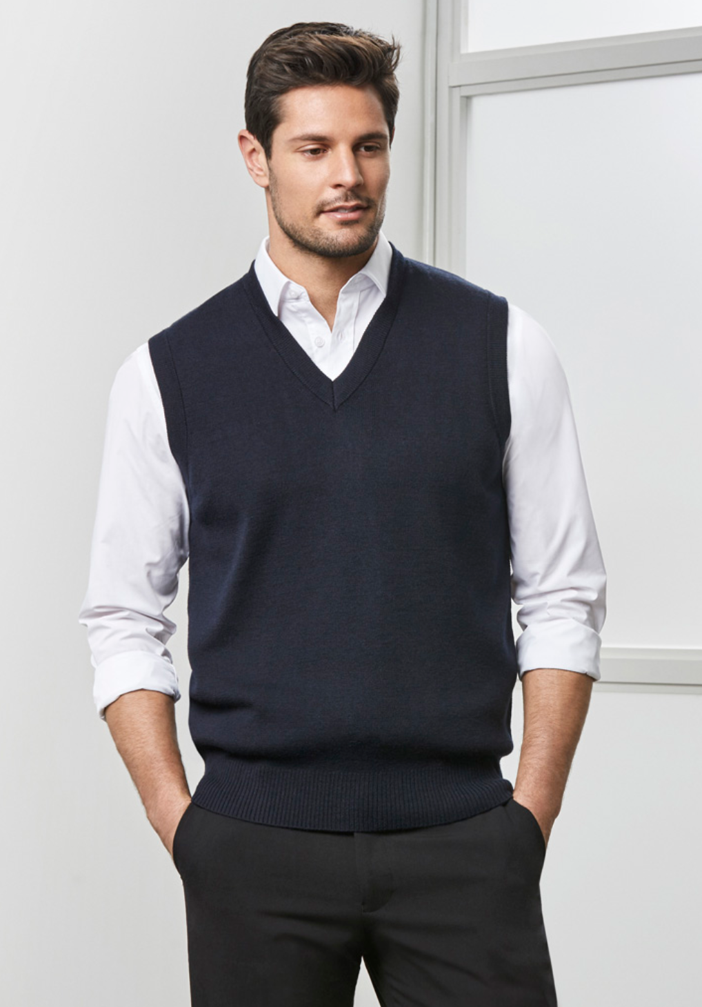 Woolmix Mens Knit Vest