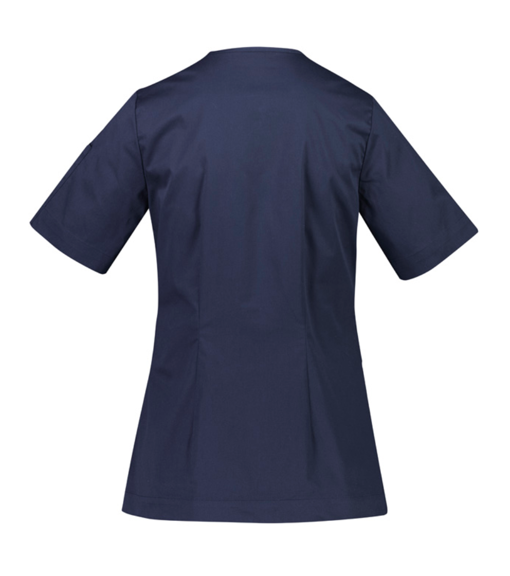 Parks Womens Zip Front Crossover Scrub Top