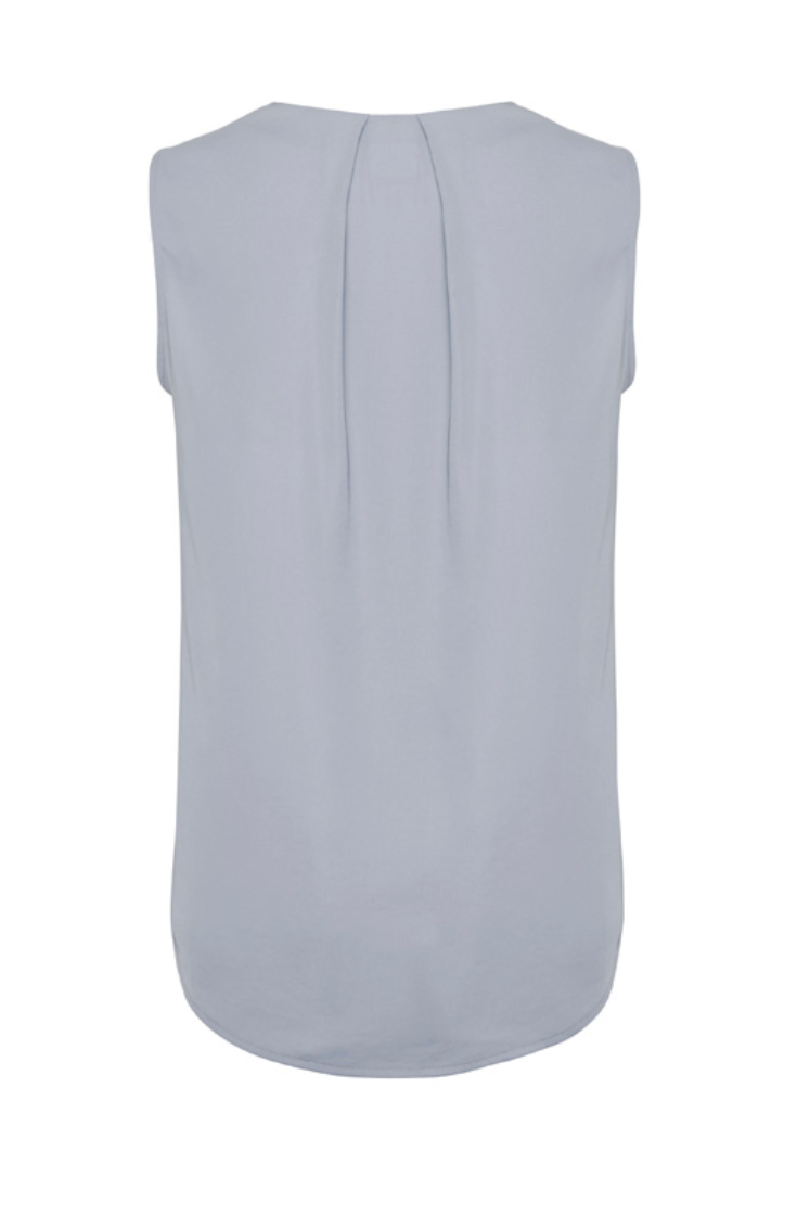 Estelle Womens Sleeveless Blouse