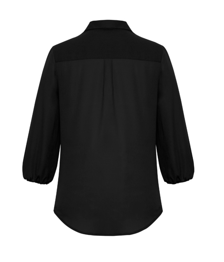 Lucy Womens 3/4 Sleeve Blouse