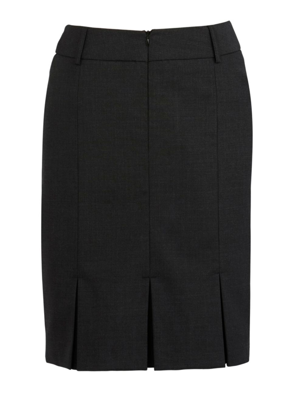 Wool Stretch Multi-Pleat Skirt