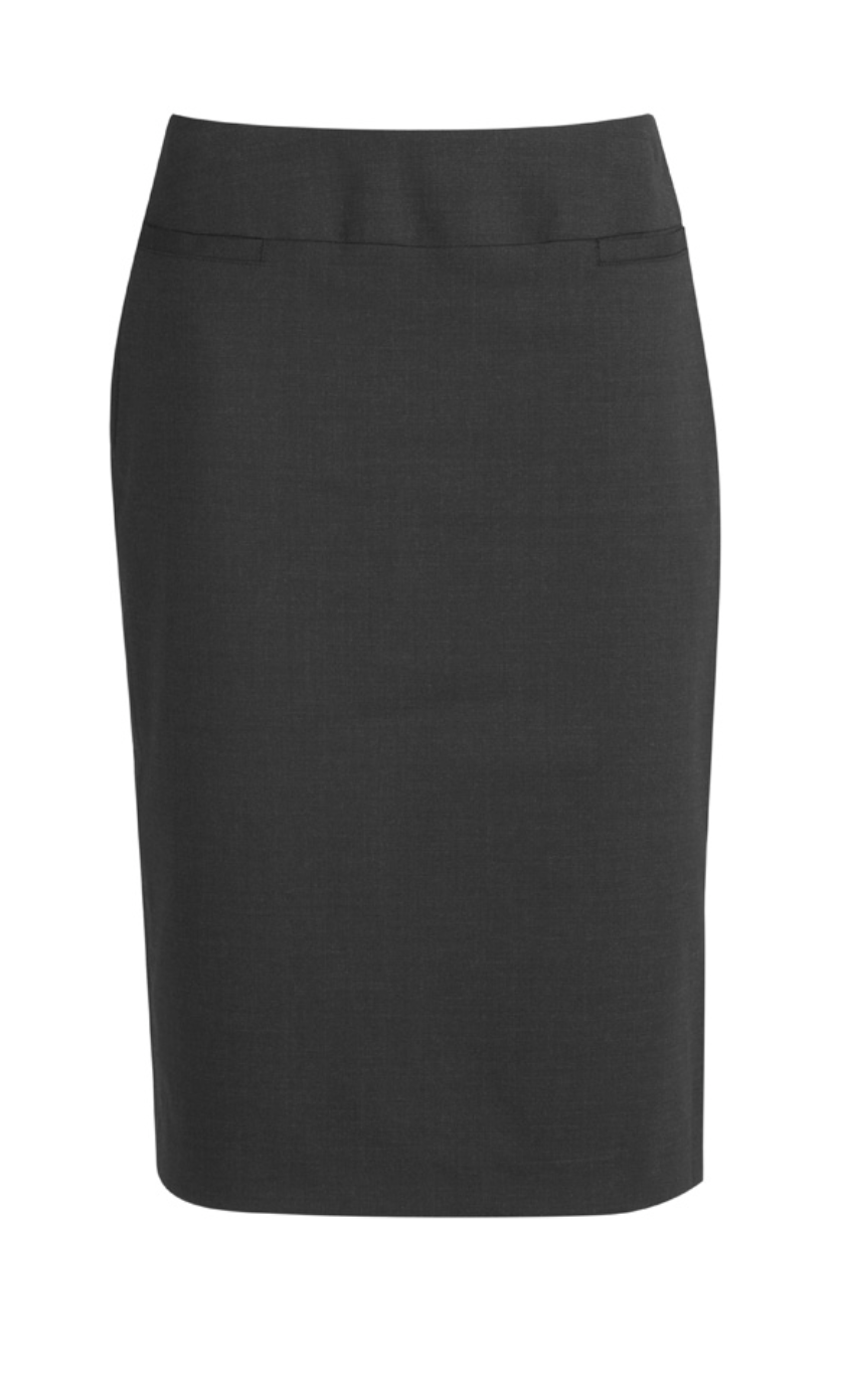 Wool Stretch Relaxed Fit Skirt