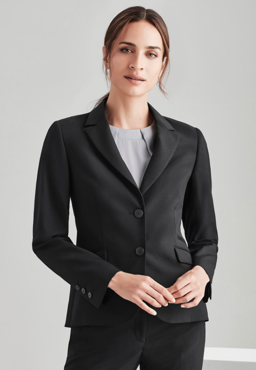 Wool Stretch Womens Mid Length Jacket