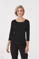 Womens Smartknit 3/4 Sleeve Top