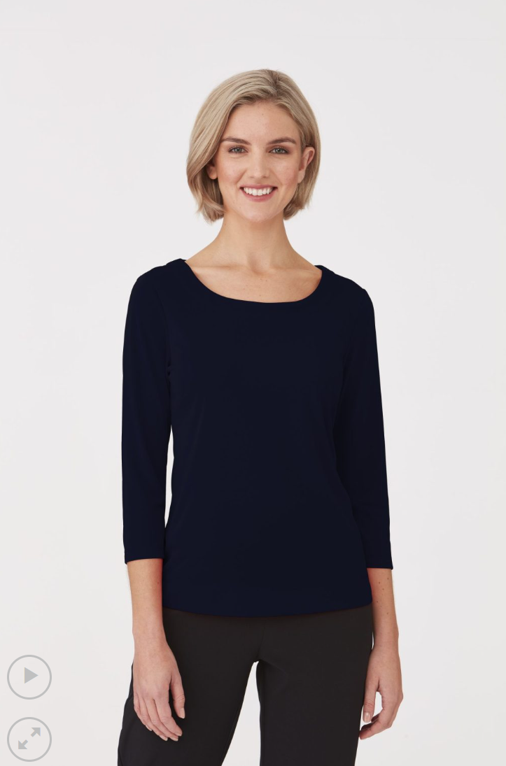 Womens Smartknit 3/4 Sleeve Top