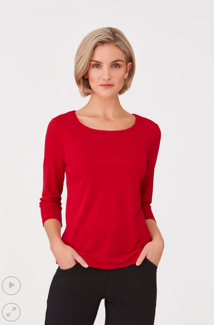 Womens Smartknit 3/4 Sleeve Top