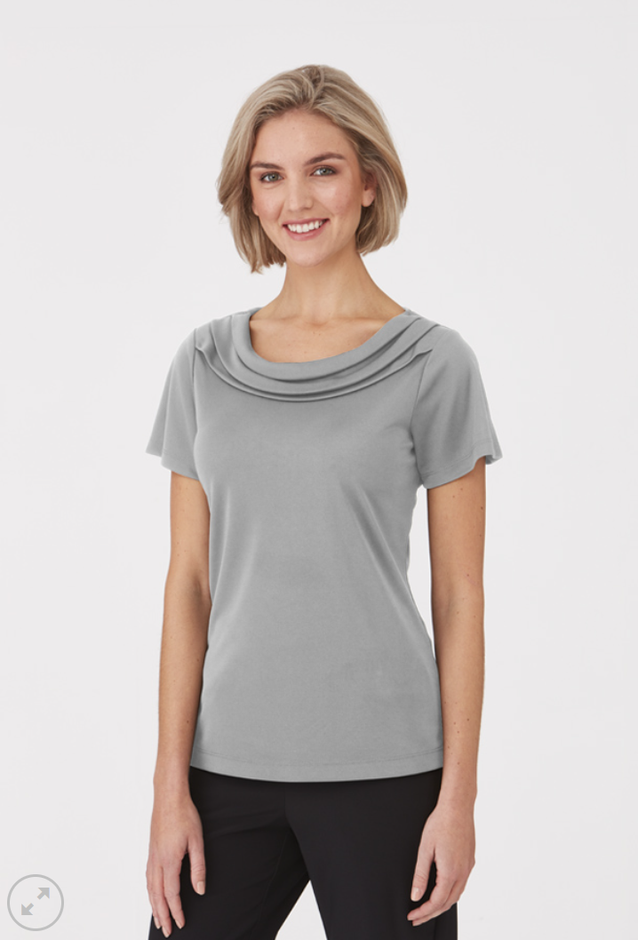 Womens Eva Knit Short Sleeve Top