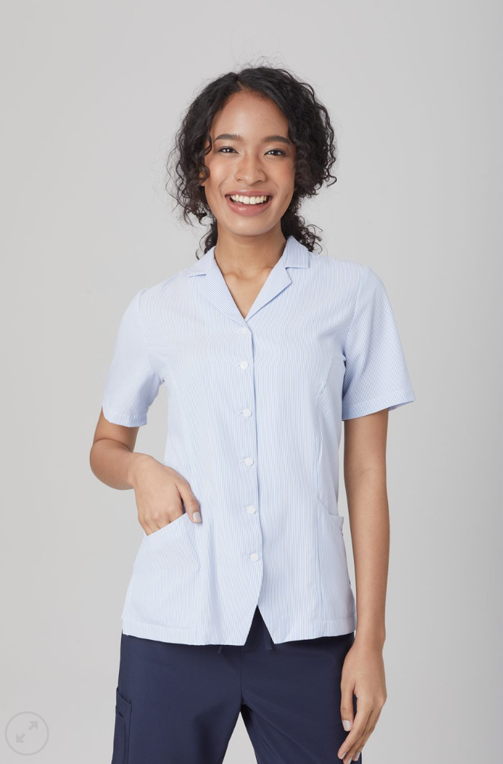 Womens Ezylin Dual Pocket Stripe Shirt