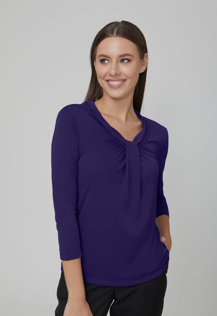 Womens Pippa Knit 3/4 Sleeve Top