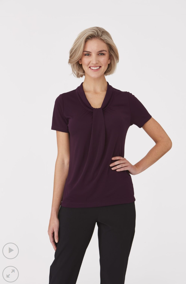 Womens Pippa Knit Short Sleeve Top