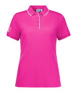 Womens Pink S/S Polo