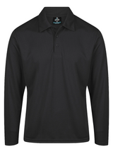 Botany Mens Long Sleeve Polo