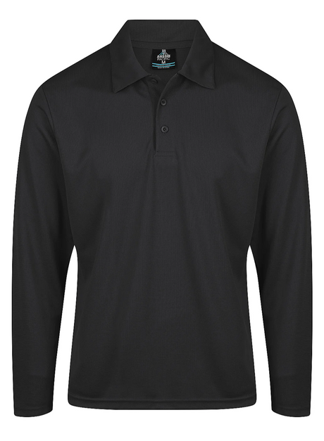 Botany Mens Long Sleeve Polo