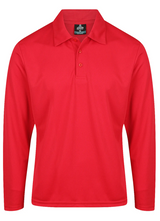 Botany Mens Long Sleeve Polo