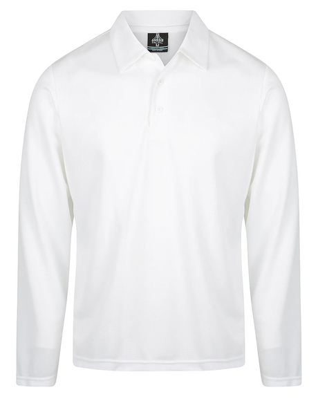 Botany Mens Long Sleeve Polo