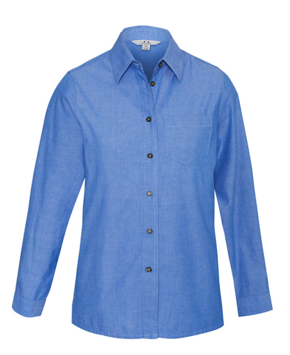 Chambray Womens Long Sleeve Shirt