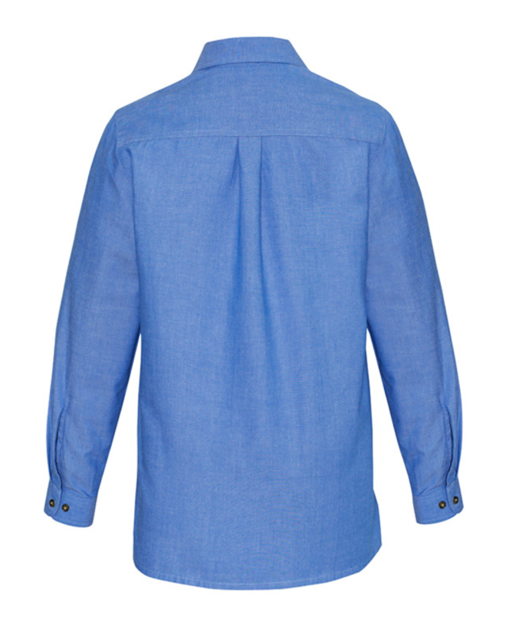 Chambray Womens Long Sleeve Shirt