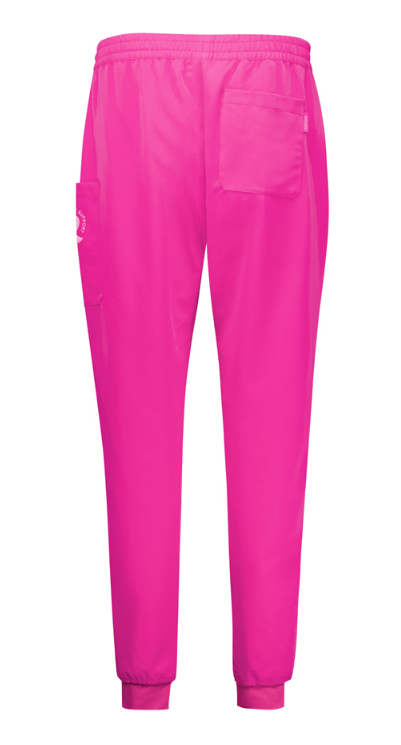 Pink Ribbon Jogger Scrub Pant Pink XXS