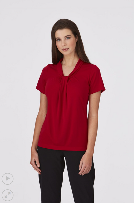 Womens Pippa Knit Short Sleeve Top