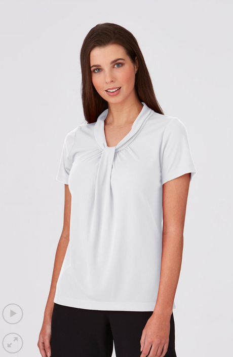 Womens Pippa Knit Short Sleeve Top