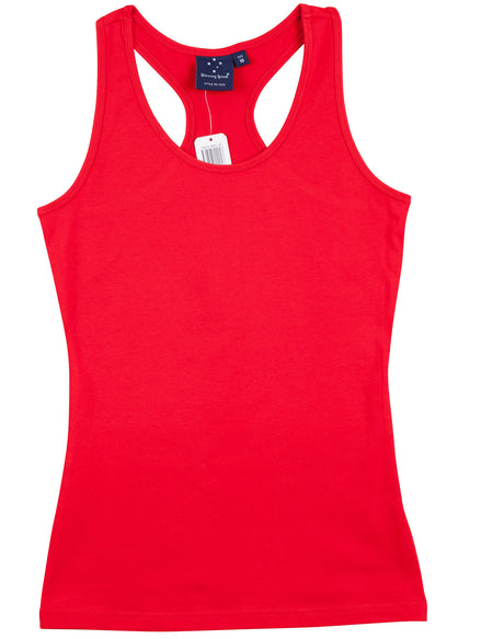 Raceback Womens Stretch Singlet